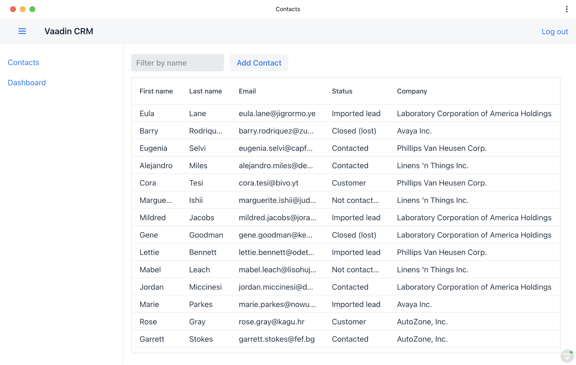 Installed application running in its own window