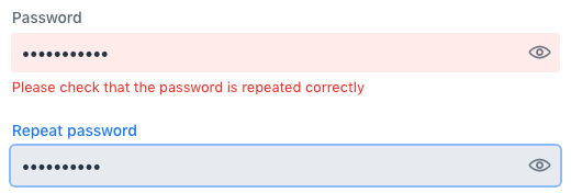 Custom Field Validation Error
