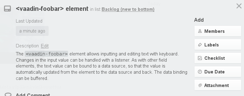 document process trello