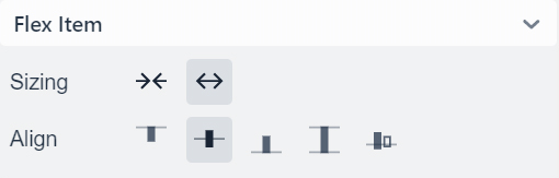 designer 3 layout flex item